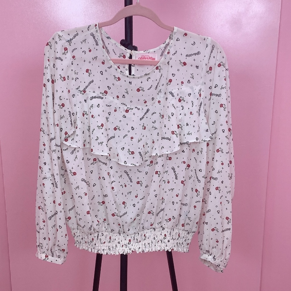 Sailor Moon print Blouse and two other items